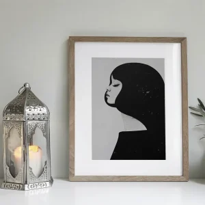 Poise in Moonlight Beauty wall art prints