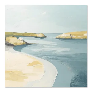 Bay of Soft Light Beach large wall art
