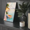 Boats at Pastel Cove Coastal canvas prints