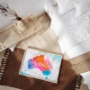 Lettered Map of Australia Landmark canvas prints