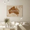 Verdant Australia Sketch Line poster prints