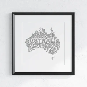 Wildlife of Australia Kids wall art prints