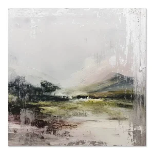 Mist over Lowlands Mountains large wall art