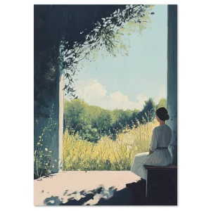 Reverie at the Threshold Beauty large wall art