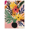 Joyful Garden Bloom Floral large wall art