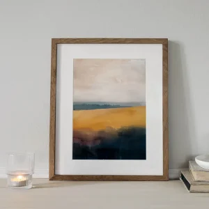 Fields of Morning Haze Abstract wall art prints