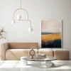 Fields of Morning Haze Abstract poster prints