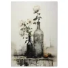 Quiet Bottles and Bloom Floral large wall art