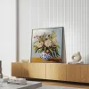 Blooms in a Blue Vase Floral canvas prints