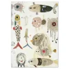 Curious Creatures of the Sea Cartoon large wall art