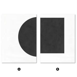 Balance of Shape Duo Line large wall art