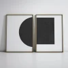 Balance of Shape Duo Line wall art prints