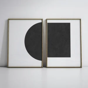 Balance of Shape Duo Line wall art prints