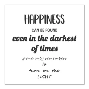 Light in Dark Times Motivational large wall art