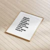 Words to Live By Motivational canvas prints