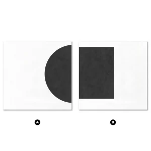 Modern Form Set Line large wall art