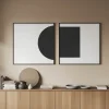 Modern Form Set Line canvas prints
