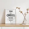 Cross the Bridge Motivational wall art prints