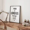 Cross the Bridge Motivational canvas prints