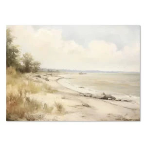 Quiet Tides at Dawn Coastal large wall art