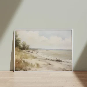 Quiet Tides at Dawn Coastal wall art prints