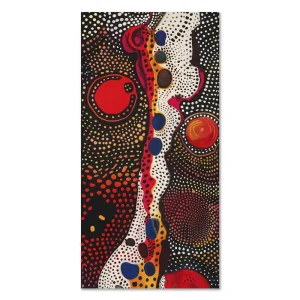 Songlines of Fire Aboriginal large wall art
