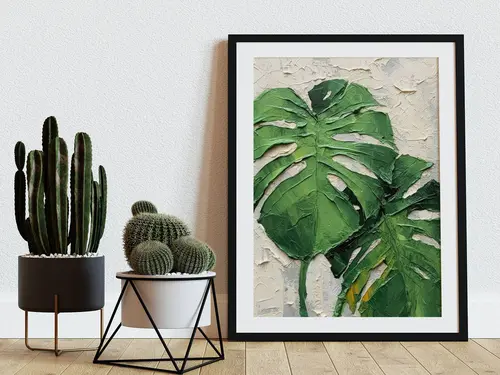 Art print designed to fit standard IKEA frames with minimalist interior styling
