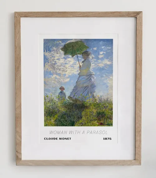 Designed woman with a parasol 03