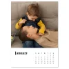 modern year calendar photo collage design