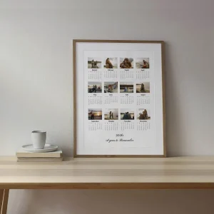 a year to remember calendar photo collage close up view