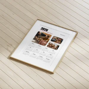 new joy calendar photo collage side view