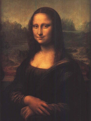 Mona Lisa painted by Leonardo da Vinci