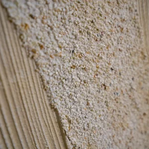 Detailed view of Desert Waves 3d wall art australia texture shadows