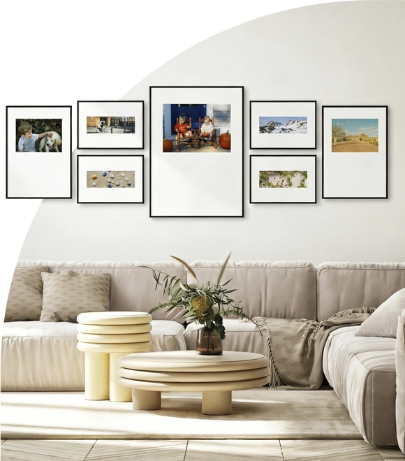 Magnetic gallery wall frames 01