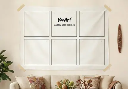 Traditional gallery wall frame 02