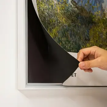 Magnetic gallery wall frame.