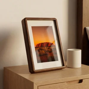 p1 walnut photo frame wood frame