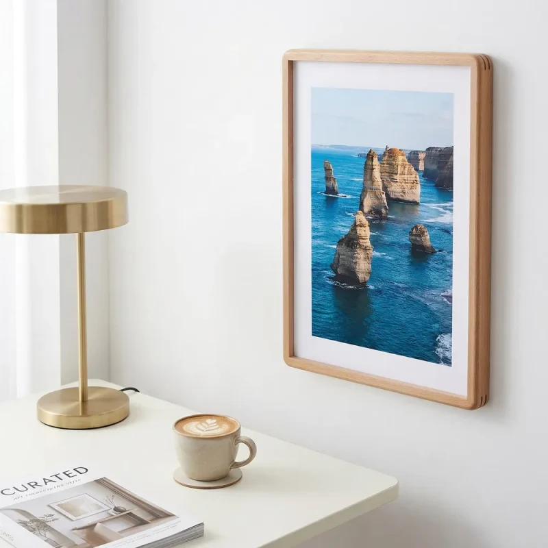 p1 beech magnetic photo frame picture frame