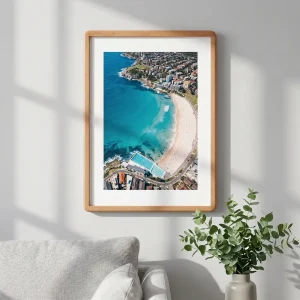 p2 beech magnetic photo frame pinboard