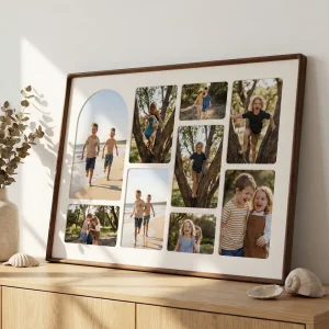 p2 modern design collage photo frame 10 photos