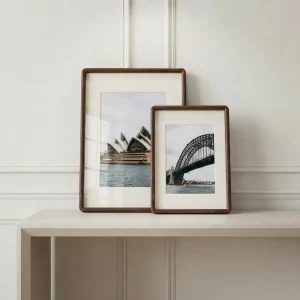 p2 walnut photo frame picture frame