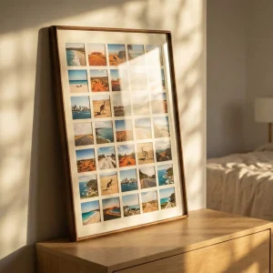 p1 4x4 square grid collage photo frame 35 photos