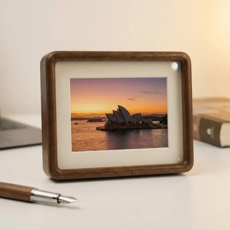 p1 walnut photo frame wood frame