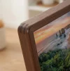 p4 walnut magnetic photo frame canvas frame