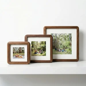 p2 walnut photo frame picture frame