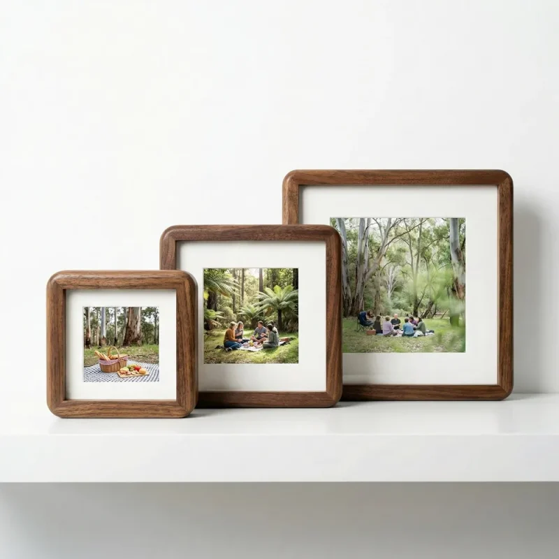 p2 walnut photo frame picture frame