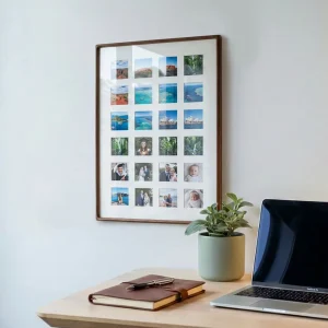 p2 instax square grid collage photo frame 24 photos
