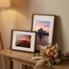 p3 walnut photo frame timer frame