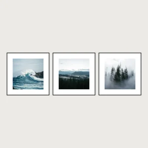 P2 triptych magnetic gallery wall frames 3 frames