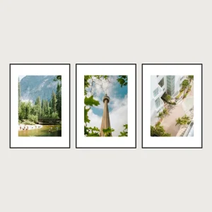 P1 triptych magnetic gallery wall frames 3 frames